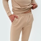 Спортивный костюм мужской (худи,брюки) MINAKU, цвет бежевый, размер 48 - Фото 8