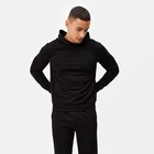 Спортивный костюм мужской (худи, брюки) MINAKU, цвет чёрный, размер 48 - Фото 4