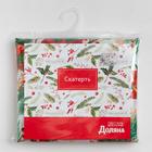 Скатерть Доляна «Новый год: Праздник зимы» 145*220 см, 100% п/э - Фото 8