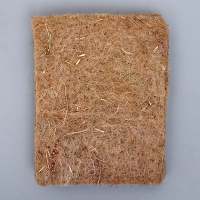 Набор джутовых ковриков для микрозелени 5 шт. с боксом 1 шт. «Рецепты Дедушки Никиты» №2