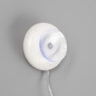 Светодиодная фигура на присоске «Дед Мороз» 19×22 см, пластик, батарейки АААх3 (не в комплекте), свечение тёплое белое - Фото 5