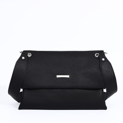 Сумка-мессенджер TEXTURA на магните, цвет чёрный