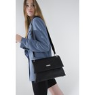 Сумка-мессенджер TEXTURA на магните, цвет чёрный - Фото 2