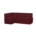 Кухонный уголок «Вена», без стола, 1960×780×1160 мм, велюр dream/arben, цвет berry - Фото 1