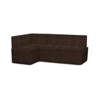 Кухонный уголок «Вена», без стола, 1960×780×1160 мм, велюр dream/arben, цвет bitter - Фото 1