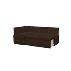 Кухонный уголок «Вена», без стола, 1960×780×1160 мм, велюр dream/arben, цвет bitter - Фото 2