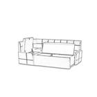 Кухонный уголок «Вена», велюр dream/arben, цвет grafit - Фото 3