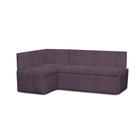 Кухонный уголок «Вена», без стола, 1960×780×1160 мм, велюр dream/arben, цвет plum - Фото 1