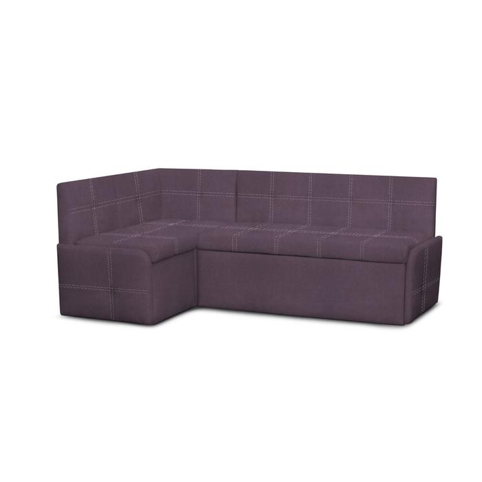 Кухонный уголок «Вена», без стола, 1960×780×1160 мм, велюр dream/arben, цвет plum - Фото 1