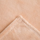 Плед «Этель», 180×200 см, корал-флис, бежевый - фото 61877471