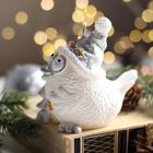 Свеча декоративная «Снежная птичка», 9×5.8×8.9 см, белый - Фото 2