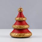 Свеча декоративная "Пушистая ёлочка", 11,5х8,8х8,8 см - Фото 2