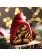 Свеча декоративная «Гномик с ножками», 9×7.1×7.3 см, золото - Фото 2