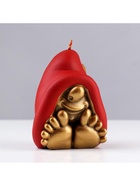 Свеча декоративная «Гномик с ножками», 9×7.1×7.3 см, золото - Фото 6