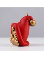 Свеча декоративная «Гномик с ножками», 9×7.1×7.3 см, золото - Фото 7