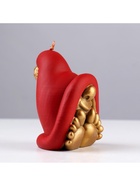 Свеча декоративная «Гномик с ножками», 9×7.1×7.3 см, золото - Фото 8