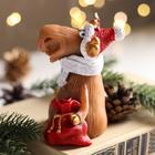 Свеча декоративная "Лось на санках", 12.9х7,2х14.5 см - Фото 2