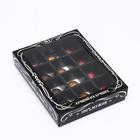 Коробка для конфет, 12 шт, "Мужская", черная, 19 х 15 х 3,6 см - фото 9308345