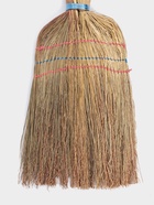 Веник узбекский из сорго 3-х прошивной малый, 75-80 см, ручная работа - Фото 4