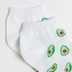 Носки женские MINAKU «Авокадо», цвет белый, размер 36-37 (23 см) - Фото 2