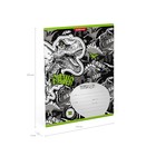 Тетрадь 18 листов в линейку ErichKrause Dinosaur, обложка мелованный картон, блок офсет, 100% белизна, МИКС (комплект 10 шт) - фото 25373140
