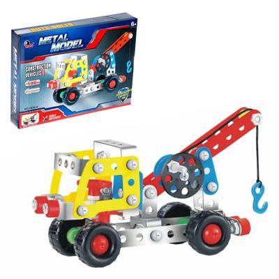 Конструктор металлический «Эвакуатор», 135 деталей, уценка (помята упаковка)