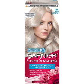 Крем-краска для волос Garnier Color Sensation, суперосветляющая, тон 911 дымчатый ультраблонд