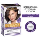 Крем-краска для волос L'Oreal Excellence Cool Creme, тон 5.11 ультрапепельный светло-каштановый - Фото 5