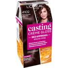 Краска-уход для волос L'oreal Casting Creme Gloss, без аммиака, оттенок 4102 холодный каштан - фото 300480444