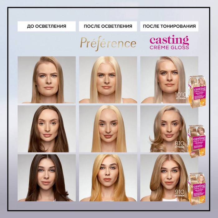Осветлитель для волос L'Oreal Preference, тон Ультра-платиновый блонд 23252