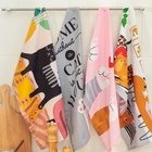 Кухонные полотенца кухонных «Доляна» Cats 35×60 см, 7 шт., хлопок 100% - Фото 2