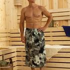 Полотенце для бани «Герой» мужской килт 80×145 см, 100 % хл, вафельное полотно - Фото 5