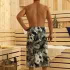 Полотенце для бани «Герой» мужской килт 80×145 см, 100 % хл, вафельное полотно - Фото 8