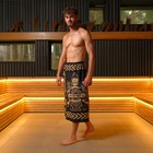 Полотенце для бани «Настоящий мужчина» мужской килт 80×145 см, 100 % хл, вафельное полотно - Фото 4