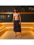 Полотенце - килт вафельное мужское для бани «Перчики», 75×150 см, хлопок 100 % - Фото 3