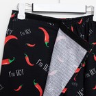 Полотенце - килт вафельное мужское для бани «Перчики», 75×150 см, хлопок 100 % - Фото 7