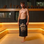Полотенце для бани "Большой босс" мужской килт 80х150 см, 100 % хл, вафельное полотно - Фото 2