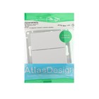 Выключатель SE ATLASDESIGN, 10 А, 2 клавиши, IP20, скрытый, белый, ATN000151 - Фото 3