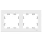 Рамка SE AtlasDesign, 2 поста, универсальная, белая, ATN000102 - Фото 2