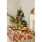 Скатерть Доляна «Новый год: Праздник зимы» 110*145 см, 100% п/э - Фото 5