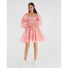 Платье летнее женское MIST размер 44-46, розовый - Фото 7