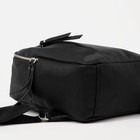 Рюкзак женский из искусственной кожи на молнии Медведково, 1 карман, цвет чёрный - Фото 3