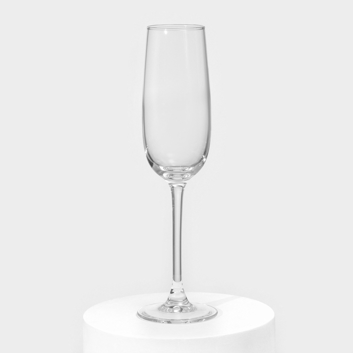 Набор стеклянных бокалов для шампанского «Аллегресс», 175 мл, 6 шт - фото 1908721528