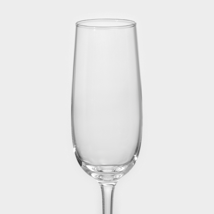 Набор стеклянных бокалов для шампанского «Аллегресс», 175 мл, 6 шт - фото 1908721529