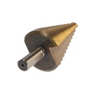 Сверло ступенчатое ТУНДРА, HSS, TiN, трехгранный хвостовик, 9 - 36 мм - Фото 2