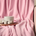 Плед «Этель», 150×200 см, корал-флис, розовый - Фото 2