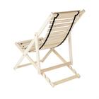 Шезлонг деревянный, 65×103×15 см, складной, липа - Фото 2