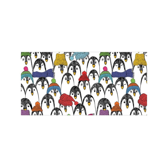 Корзина для хранения вещей «Пингвиний холод», размер 35х50 см - фото 1908721739