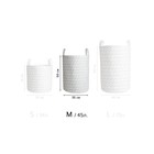 Корзина для хранения вещей «Ветви с миндальным цветком», размер 35х50 см - Фото 3