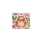 Корзина для игрушек «Добрый медведь в цветах, размер 35х50 см - Фото 2